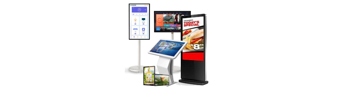 Информационные экраны и рекламные мониторы, Интерактивные киоски и стойки