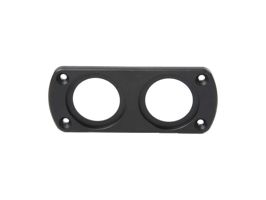 Mounting plate Mounting plate with 2 holes for USB Charger TUH-0102-BK