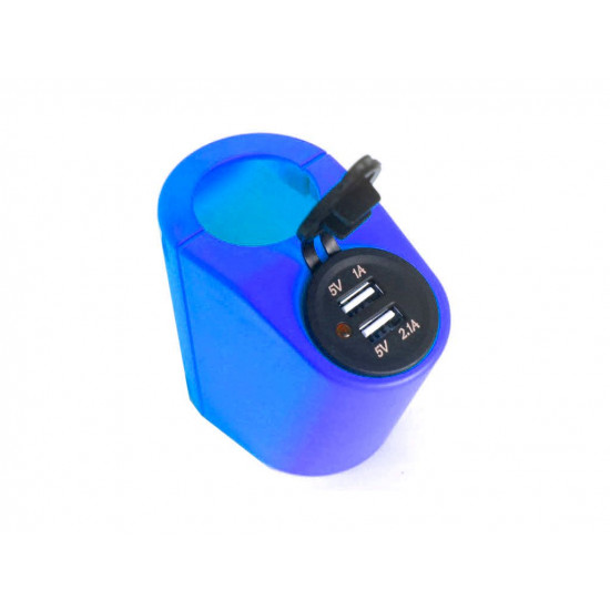 USB charger holder for handrail in transport TUH-0201
